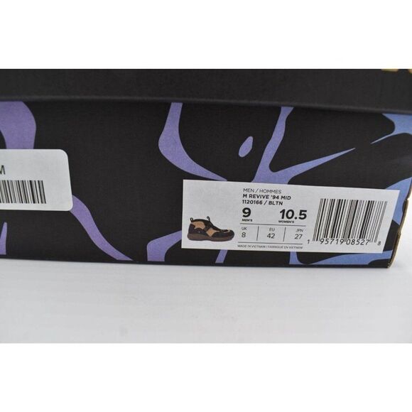 Teva Mens Size 9 Revive \'94 Black Tan Mid Hiking Boots Shoes
